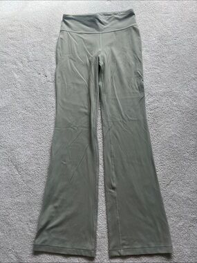 Athleta Sage Green Chit Chat Flare Pants